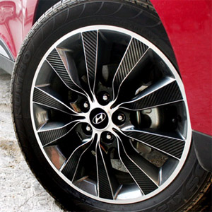[ Tucson IX auto parts ] 18 inch carbon wheel sticker